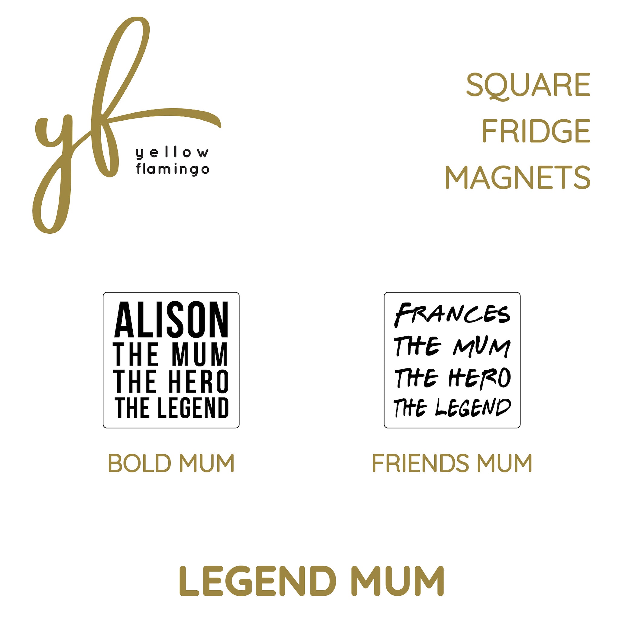 Personalised Fridge Magnet | Custom Magnet | Mother's Day | Engraved Wood | Legend | Friends