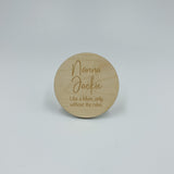 Personalised Fridge Magnet | Custom Magnet | Mother's Day | Engraved Wood | Nanna Sayings