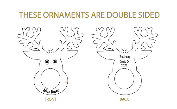 Reindeer Ornament - Teachers