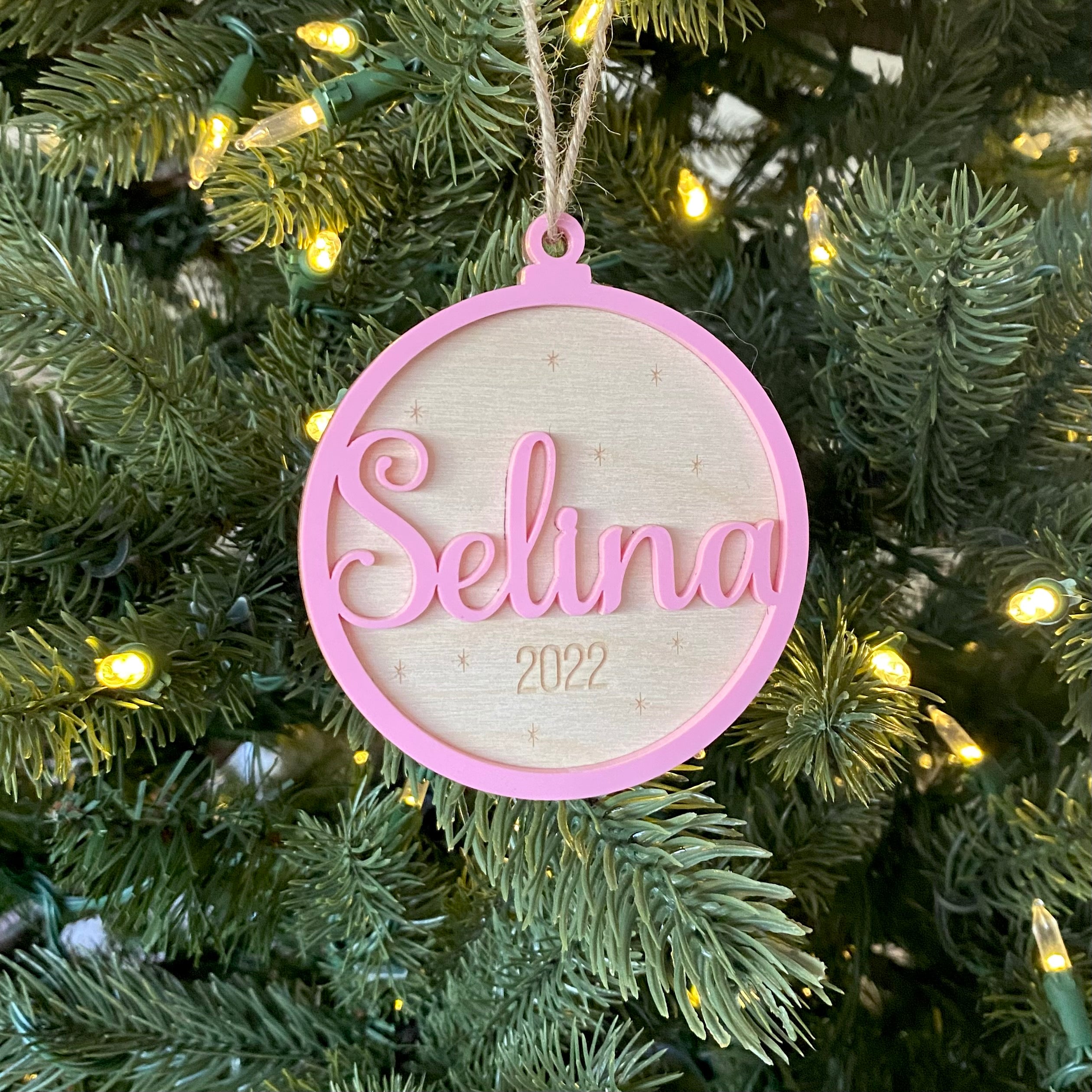 Deluxe Name Ornament